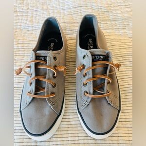 Sperry Gray and Tan Women's Sneakers